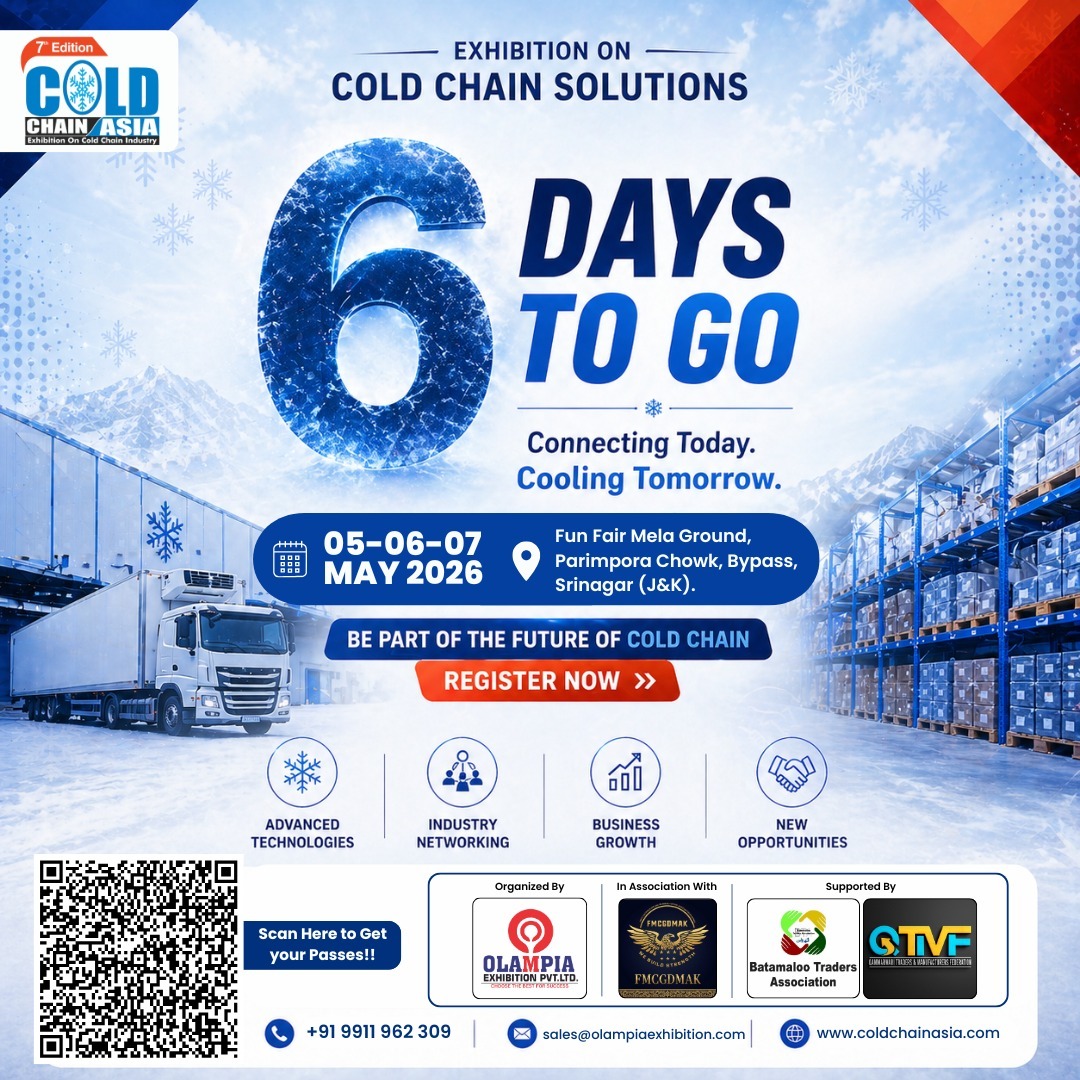 Cold Chain Asia 2026 Srinagar | Exhibition Update
